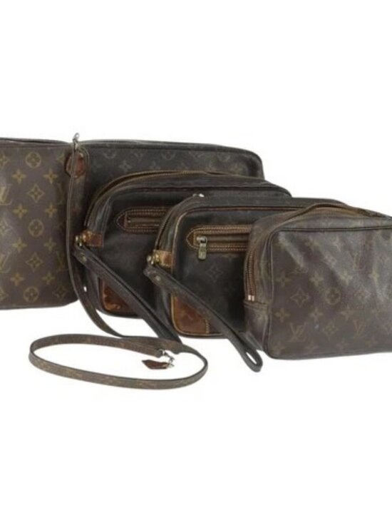 Louis Vuitton Handbags - LOUIS VUITTON Monogram Clutch Bag 5 Set LV Auth